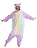 Rainbow Panda Adult Onesie Animal Cosplay Pajamas Costume