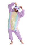 Rainbow Panda Adult Onesie Animal Cosplay Pajamas Costume