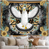 Seagull Tapestry Gothic Tapestry Victory Halo Tapestry Flower Tapestry Home Decor